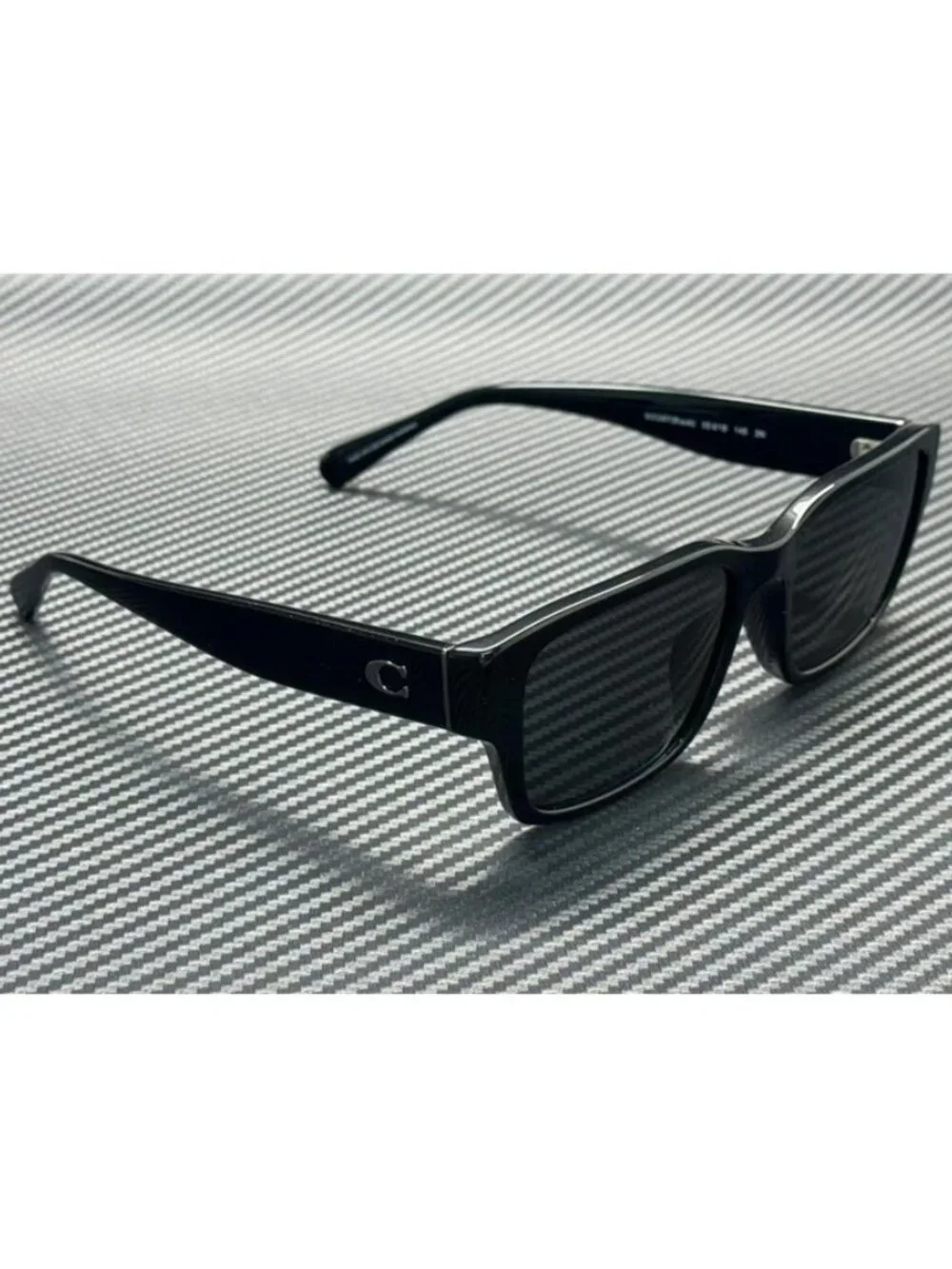 New Coach Men Black Sunglasses 55-18-145
